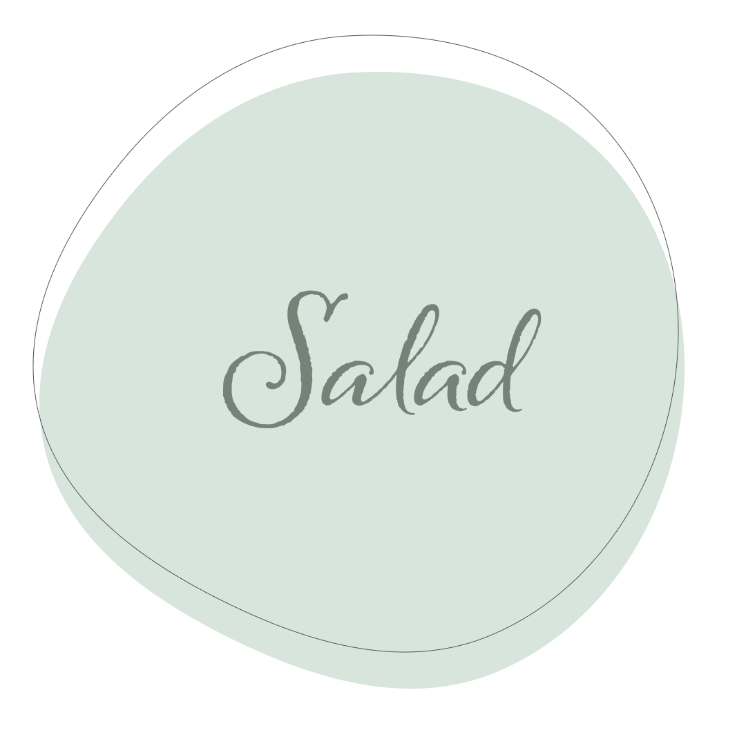 サラダのメニュー